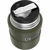 Thermos 16-Ounce Stainless King Vacuum-Insulated Food Jar with Folding Spoon Army Green SK3000AGTRI4